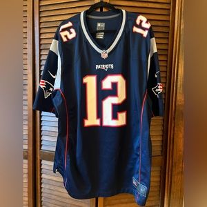 NFL Officially Licensed On Field New England Patriots Brady Jersey Sz XXL